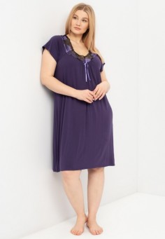 Ночная сорочка женская El Fa Mei, артикул 7041-1 виола